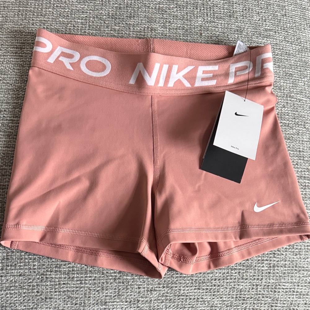 Nike Pro Dri-Fit Dusty Pink Bike Shorts